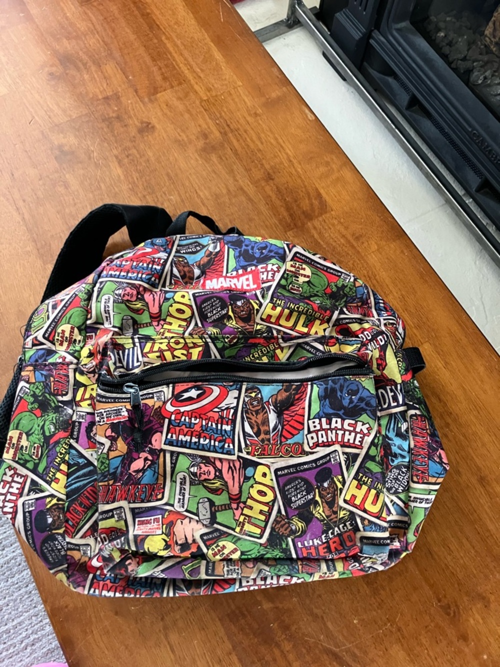 Marvel Comics Multi-Color Graphic Backpack - Men